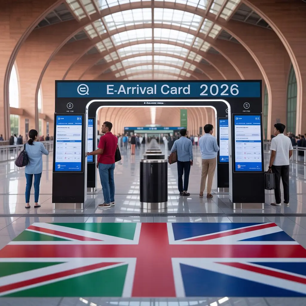 بطاقة الوصول الإلكترونية الهندية للمواطنين البريطانيين 2026